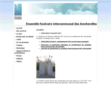 Tablet Screenshot of cimetierejoncherolles.fr